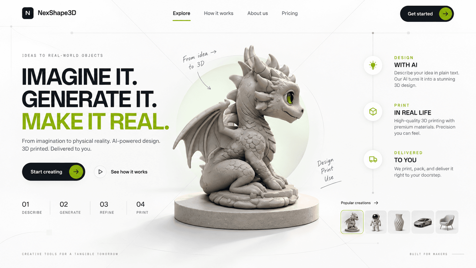 NexShape3D — Product Engineering