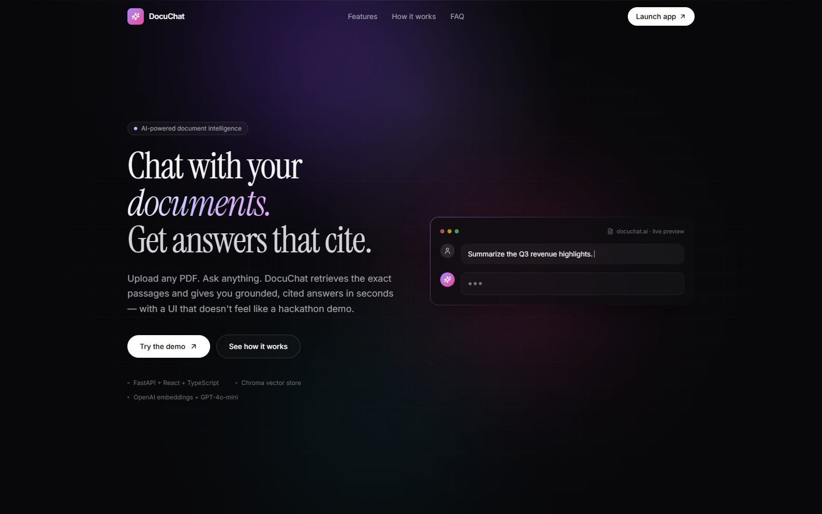 DocuChat — AI Systems